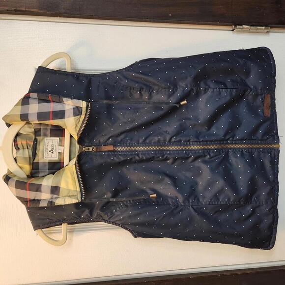 G.H. Bass & Co. Women's Insulated Vest polka dot with plaid - Size Small - Picture 1 of 8